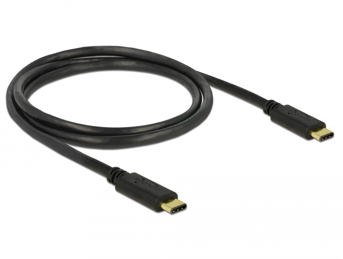 Delock USB 2.0 Kabel Type-C zu Type-C 1 m 3 A