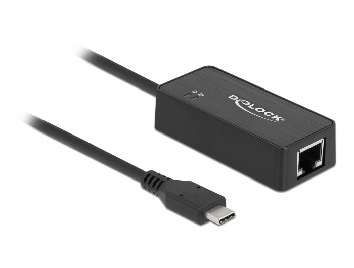 Delock USB Type-C™ Netzwerk Adapter Gigabit LAN 1 x RJ45 ASIX #1 