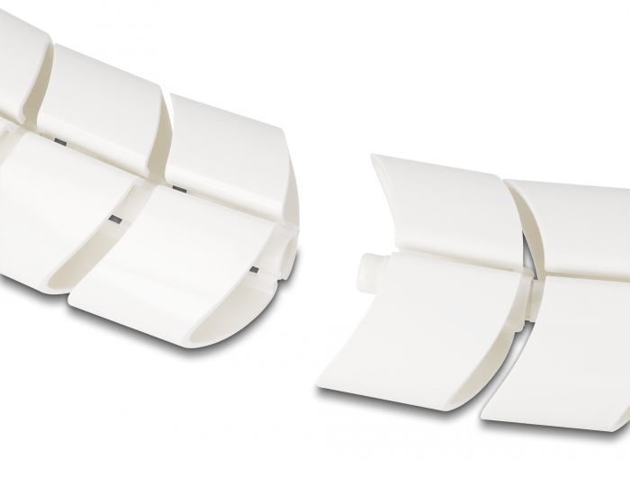 Delock Kabelkanal für Schreibtisch 740 x 75 mm höhenverstellbar weiß #2 