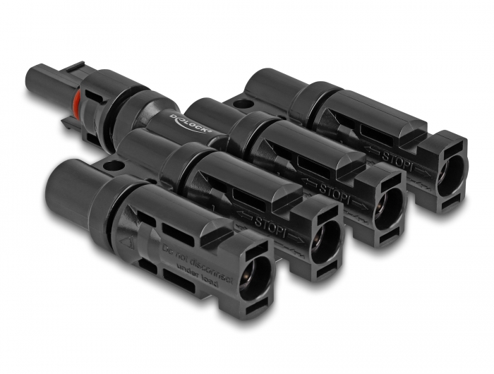 Delock DL4 Solar Konnektor 1 x Buchse zu 4 x Stecker #2 