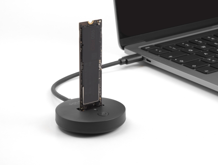 Delock M.2 Dockingstation für M.2 NVMe / SATA SSD mit USB 10 Gbps USB Type-C™ Stecker #2 