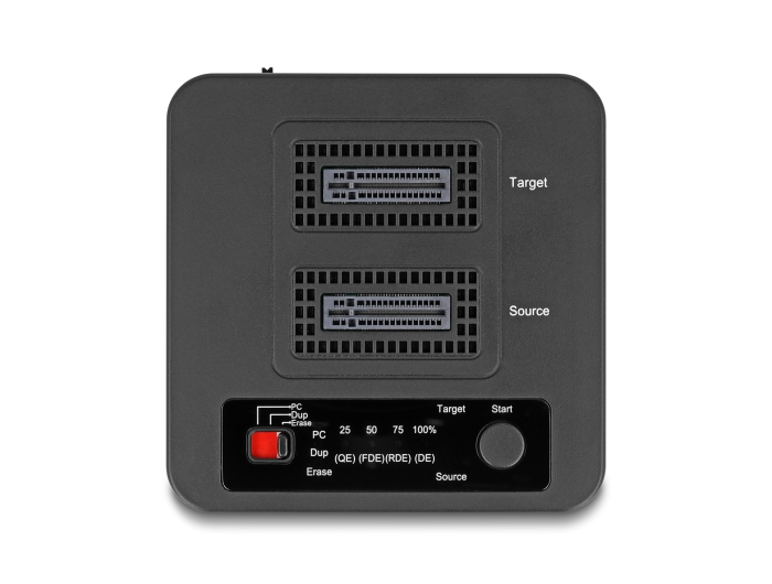 Delock USB 20 Gbps M.2 Dockingstation für 2 x M.2 NVMe PCIe SSD mit Klon- und Löschfunktion #3 