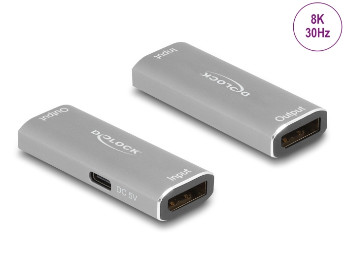 Delock DisplayPort 1.4 Repeater 8K 30 Hz 20 m #1 