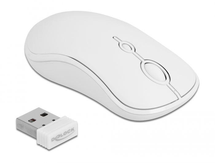 Delock USB Tastatur und Maus Set 2,4 GHz kabellos weiß #3 