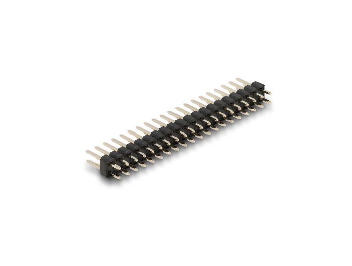 Delock Stiftleiste 20 Pin, Rastermaß 2,54 mm, 2-reihig, gerade, 5 Stück #2 