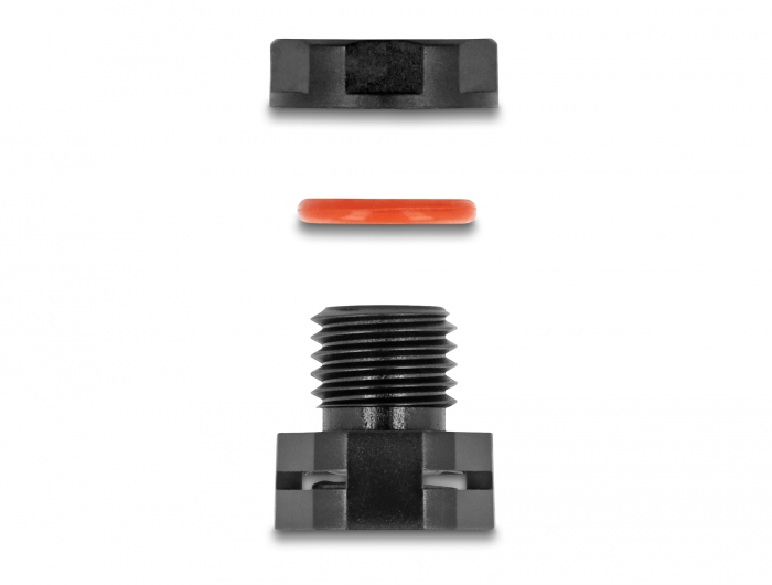 Delock Druckausgleichselement M12 schwarz 2 Stück #3 