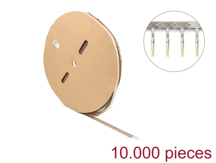 Delock Crimp-Kontakte für D-Sub Crimp Buchse 10.000 Stück auf Rolle #1 
