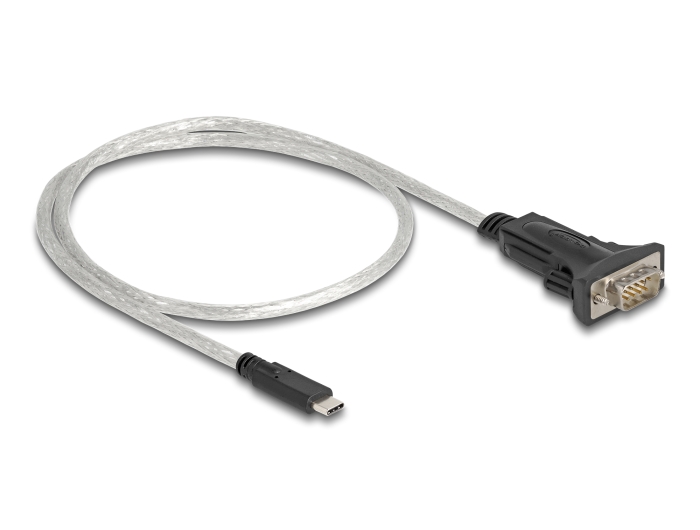 Delock Adapter USB Type-C™ zu 1 x Seriell RS-422/485 Stecker mit 6 Pin Terminalblock 5 V 0,5 m #7 