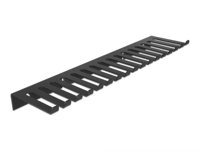 Delock Kabelhalterung 325 x 90 mm zur Wandmontage schwarz #1 