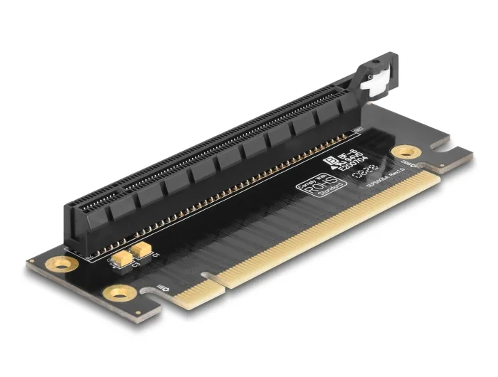 Delock Riser Karte PCI Express 3.0 x16 Stecker zu x16 Slot 90° links gewinkelt - Slothöhe 35 mm #1 