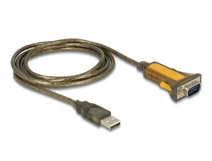 Delock Adapter USB 2.0 Typ-A Stecker> 1 x Seriell RS-232 DB9 erweiterter Temperaturbereich #3 