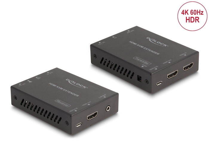 Delock HDMI KVM Extender Set über Cat.6 Kabel 4K 60 Hz 70 m #1 