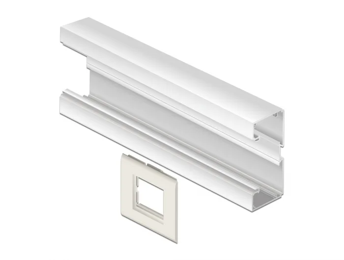 Delock Easy 45 Modulträger für Geräteeinbaukanal 85 x 80 mm #3 