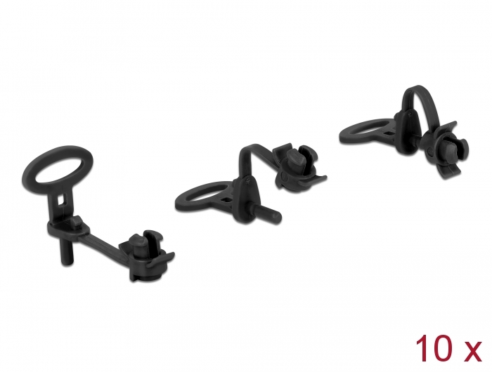 Delock Abstandshalter für Platine schwarz 10 Stück #1 