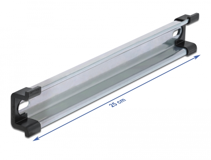 Delock Hutschiene 35 x 15 mm (25 cm) Stahl #2 