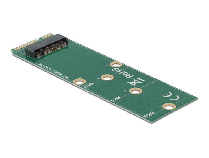 Delock Adapter mSATA zu M.2 Key B Slot #3 