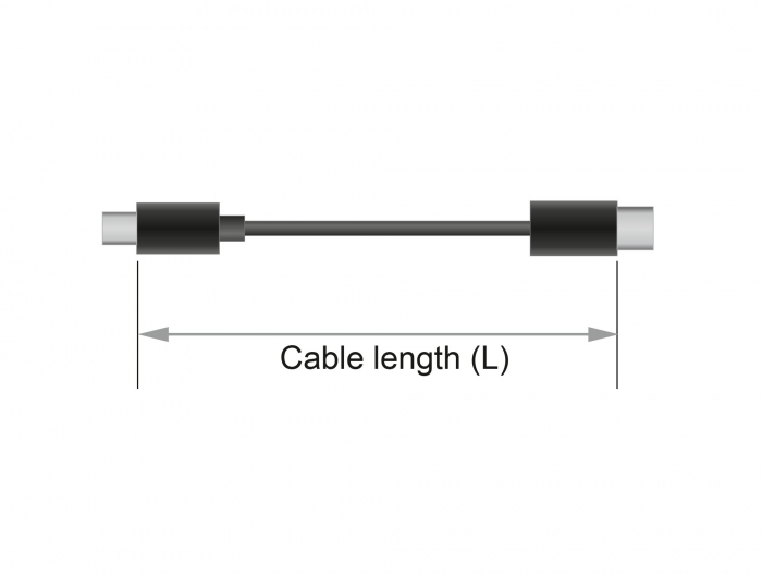 Delock USB 2.0 Kabel Type-C zu Type-C 2 m 3 A #4 
