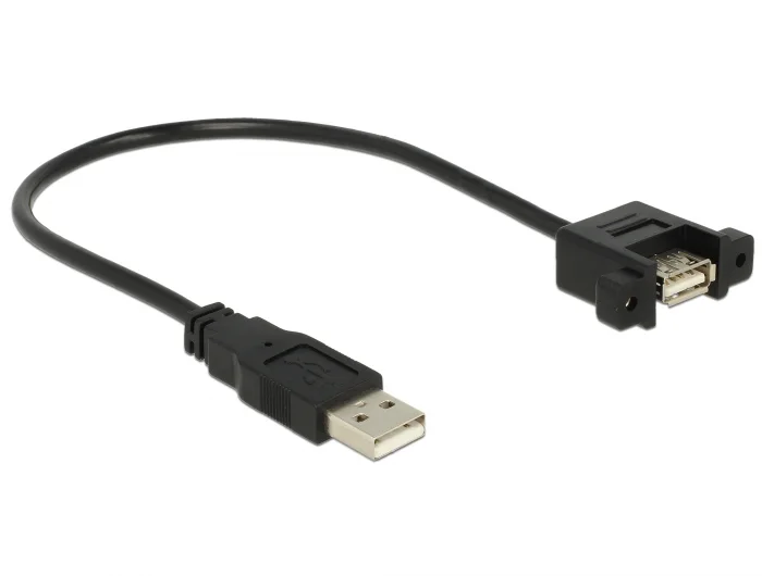 Delock Kabel USB 2.0 Typ-A Stecker > USB 2.0 Typ-A Buchse zum Einbau 0,25 m #2 