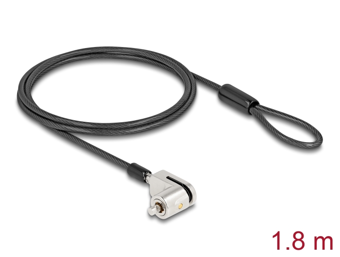 Navilock Notebook Sicherungskabel für Microsoft Surface Serie Pro & Go mit Schlüssel #1 