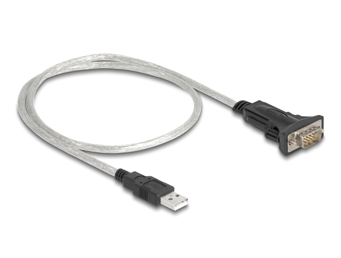 Delock Adapter USB 2.0 Typ-A zu 1 x Seriell RS-422/485 Stecker mit 6 Pin Terminalblock 5 V 0,5 m #7 