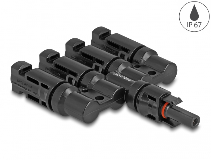 Delock DL4 Solar Konnektor 1 x Buchse zu 4 x Stecker #1 