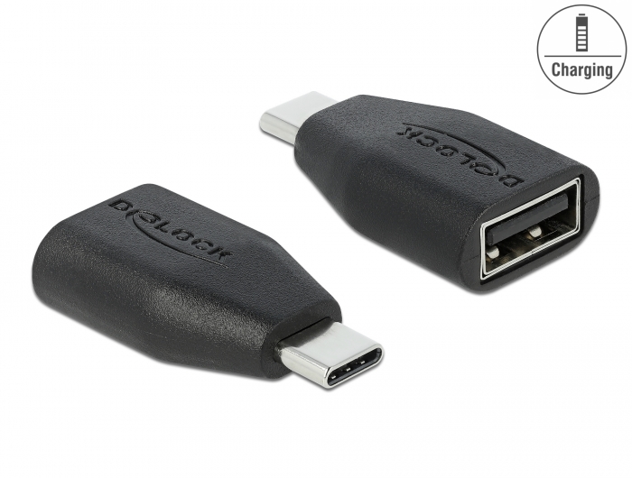 Delock USB Datenblocker USB Type-C™ Stecker zu Typ-A Buchse #1 