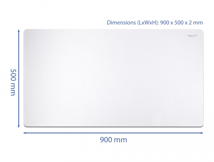 Delock Mauspad 900 x 500 x 2 mm weiß #2 