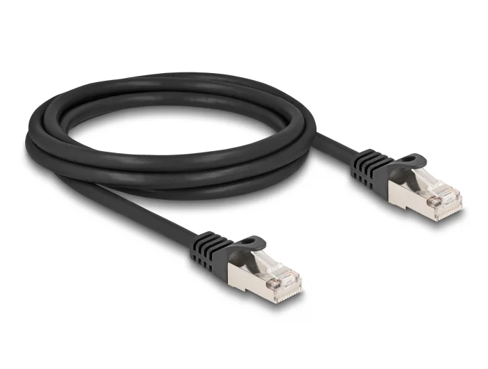 Delock Kabel RJ50 Stecker zu RJ50 Stecker F/UTP 2 m schwarz #2 