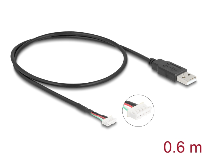 Delock USB 2.0 Anschlusskabel für 5 Pin Kameramodule 0,6 m #1 