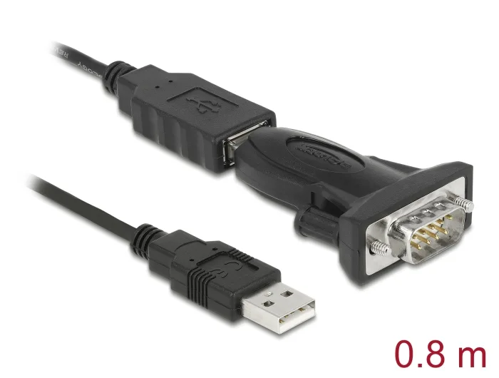 Delock Adapter USB 2.0 Typ-A > 1 x Seriell DB9 RS-232 #1 