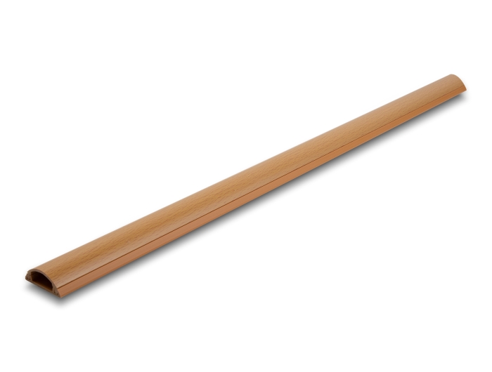 Delock Kabelkanal selbstklebend 30 x 11 mm - Länge 1 m Holzoptik #3 