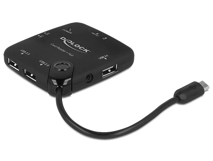 Delock Micro USB OTG Card Reader + 3 Port USB Hub #2 