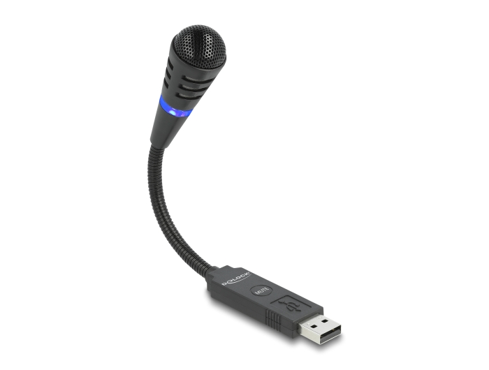 Delock USB Mikrofon mit Schwanenhals und Mute Button #3 