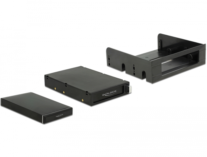 Delock 3.5″ / 5.25″ Wechselrahmen für 2.5″ SATA Festplatten und SSDs #4 