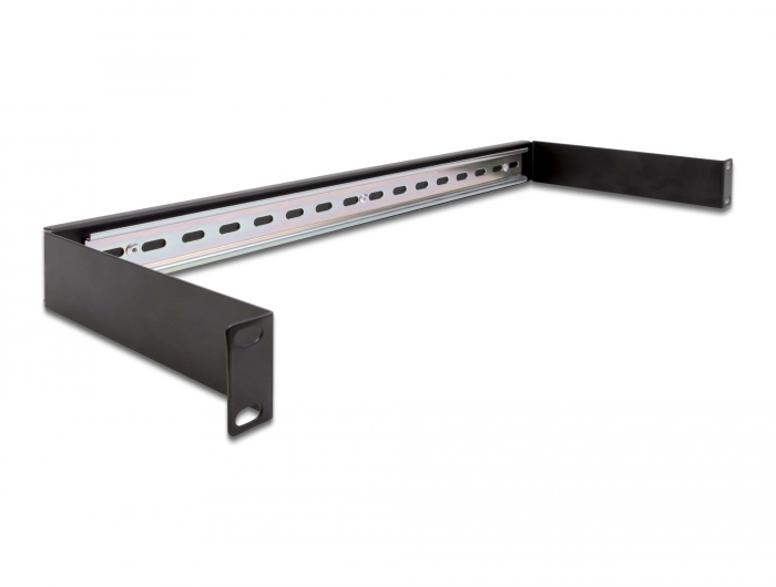 Delock 19″ Hutschienenpanel 1 HE schwarz #3 