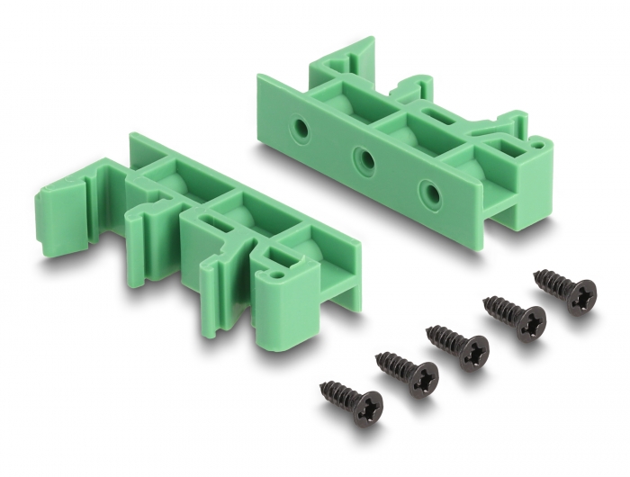 Delock D-Sub 15 Pin Buchse zu 16 Pin Terminalblock für Hutschiene #3 