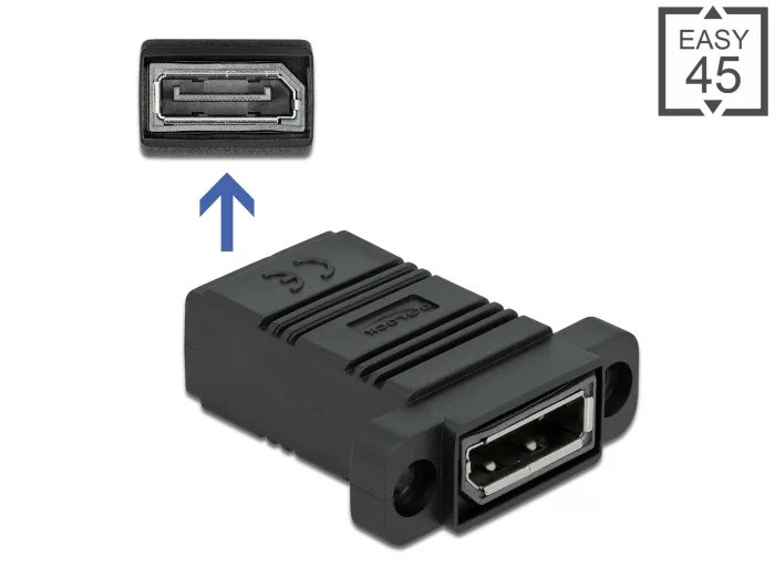 Delock Easy 45 DisplayPort Adapter gerade #1 