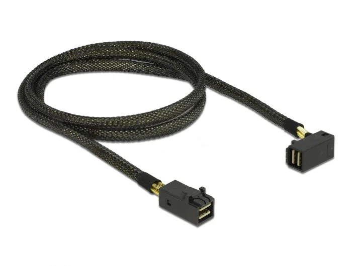 Delock Kabel Mini SAS HD SFF-8643 > Mini SAS HD SFF-8643 gewinkelt 1 m #2 
