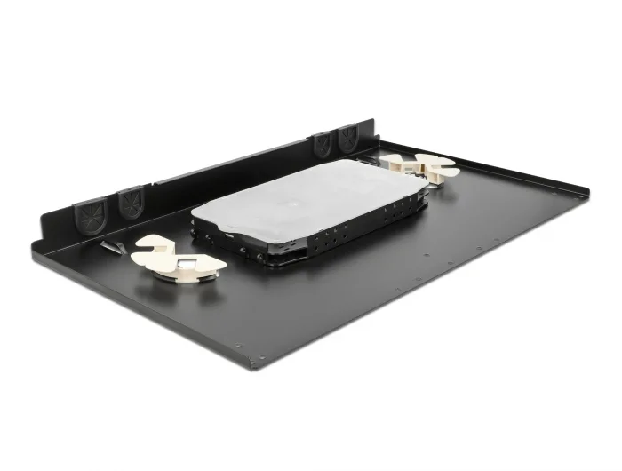 Delock 19″ LWL Glasfaser Spleißbox 48 Fasern #3 