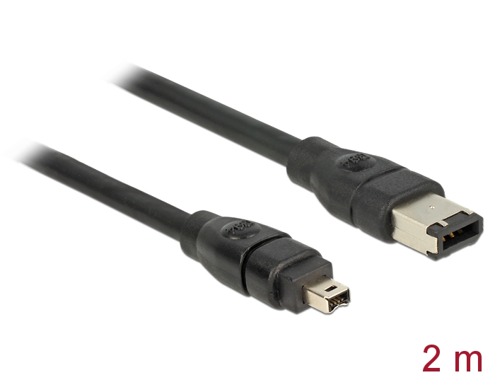 Delock Kabel FireWire 6 Pin Stecker > 4 Pin Stecker 2 m #1 
