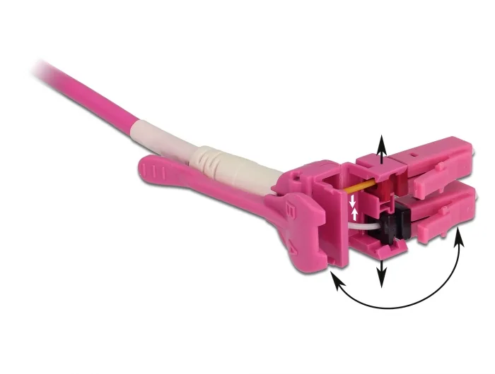 Delock Kabel Lichtwellenleiter LC > LC Multimode OM4 Uniboot 1 m #2 