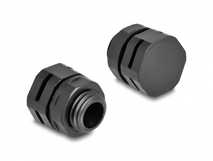 Delock Druckausgleichselement M12 schwarz 2 Stück #2 
