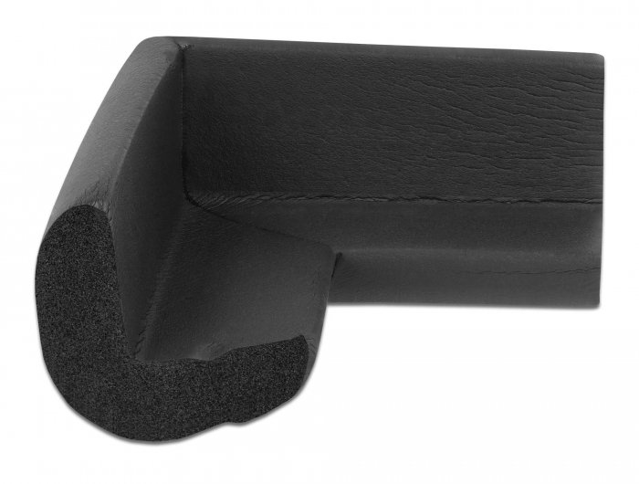 Delock Schaumstoff Kantenschutz selbstklebend 70 x 67 x 35 mm schwarz #2 