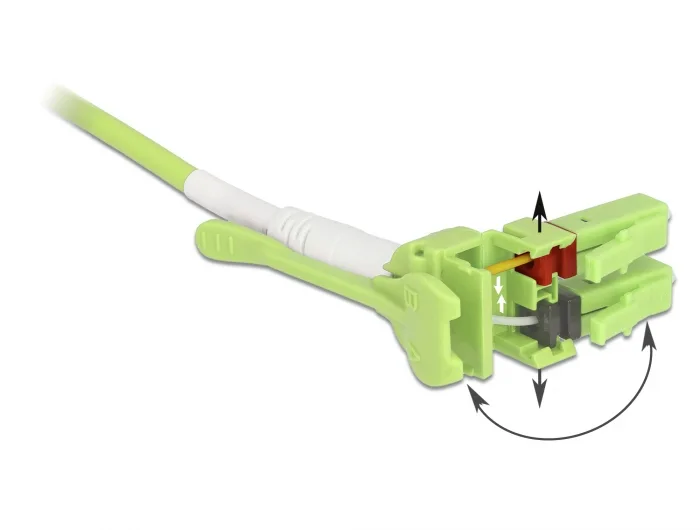 Delock Kabel Lichtwellenleiter LC > LC Multimode OM5 Uniboot 1 m #2 