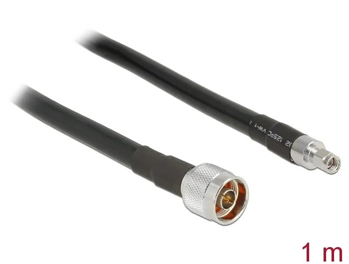 Delock Antennenkabel N Stecker > RP-SMA Stecker CFD400 LLC400 1 m low loss #1 