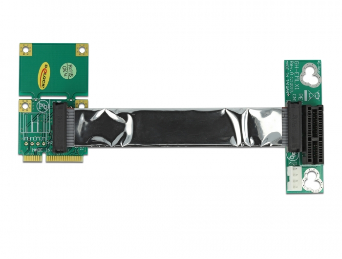 Delock Riser Karte Mini PCI Express > PCI Express x1 links gerichtet #3 
