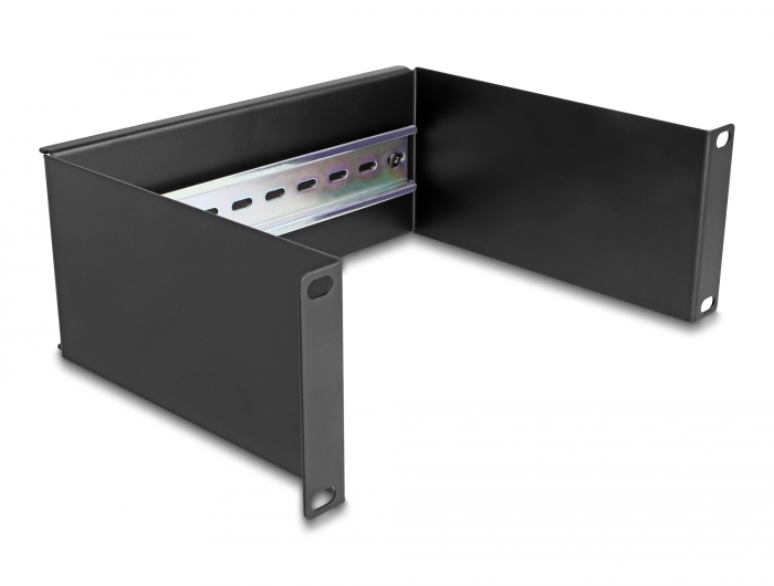 Delock 10″ Hutschienenpanel 2 HE schwarz #3 