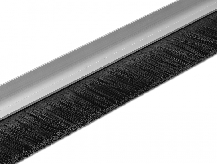 Delock Bürstenstreifen 40 mm mit Alu-Profil gewinkelt - Länge 1 m #3 
