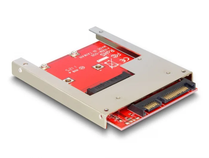 Delock 2.5″ Konverter SATA 22 Pin > 1 x mSATA - 9,5 mm #3 