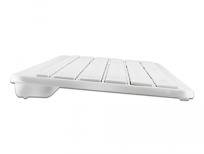 Delock USB Tastatur 2,4 GHz kabellos weiß (flach) #2 